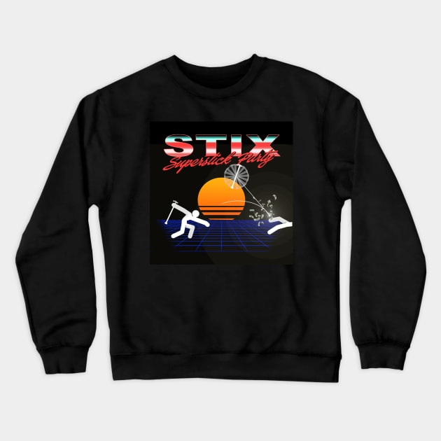 SUPER STIX PARTY Crewneck Sweatshirt by Stix